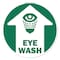 Signmission Eye Wash 16in Non-Slip Floor Marker, 16" x 16", FD-2-C-16-99942 FD-2-C-16-99942 - alternate 1